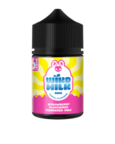 Wikd Milk – Strawberry 6Zero (60ml) Nic Salts/MTL