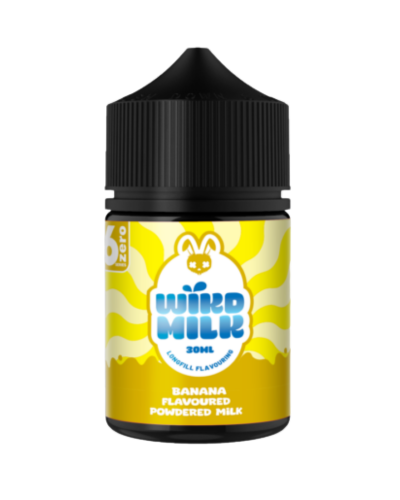 Wikd Milk – Banana 6Zero (60ml) Nic Salts/MTL